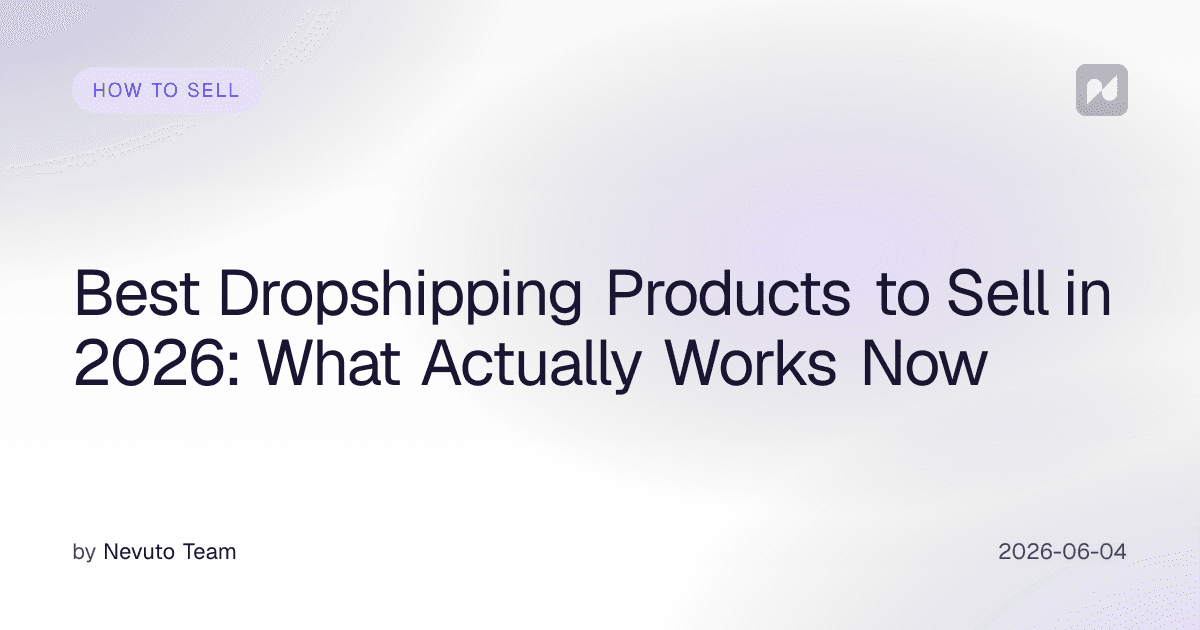 2026'da Satılacak En İyi Dropshipping Ürünleri: Şimdi Gerçekten Ne İşe Yarar