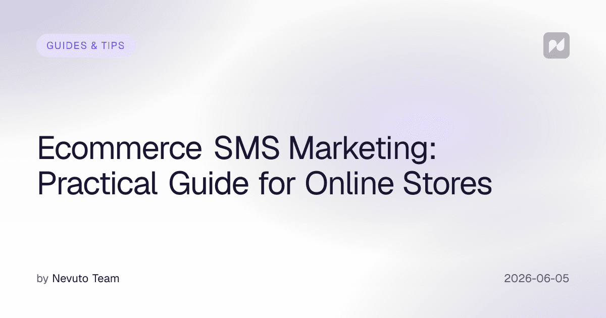 Ecommerce SMS Marketing: Practical Guide for Online Stores