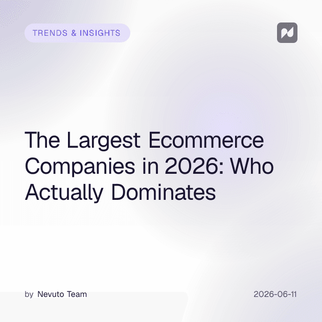 The Largest Ecommerce Companies in 2026: Who Actually Dominates