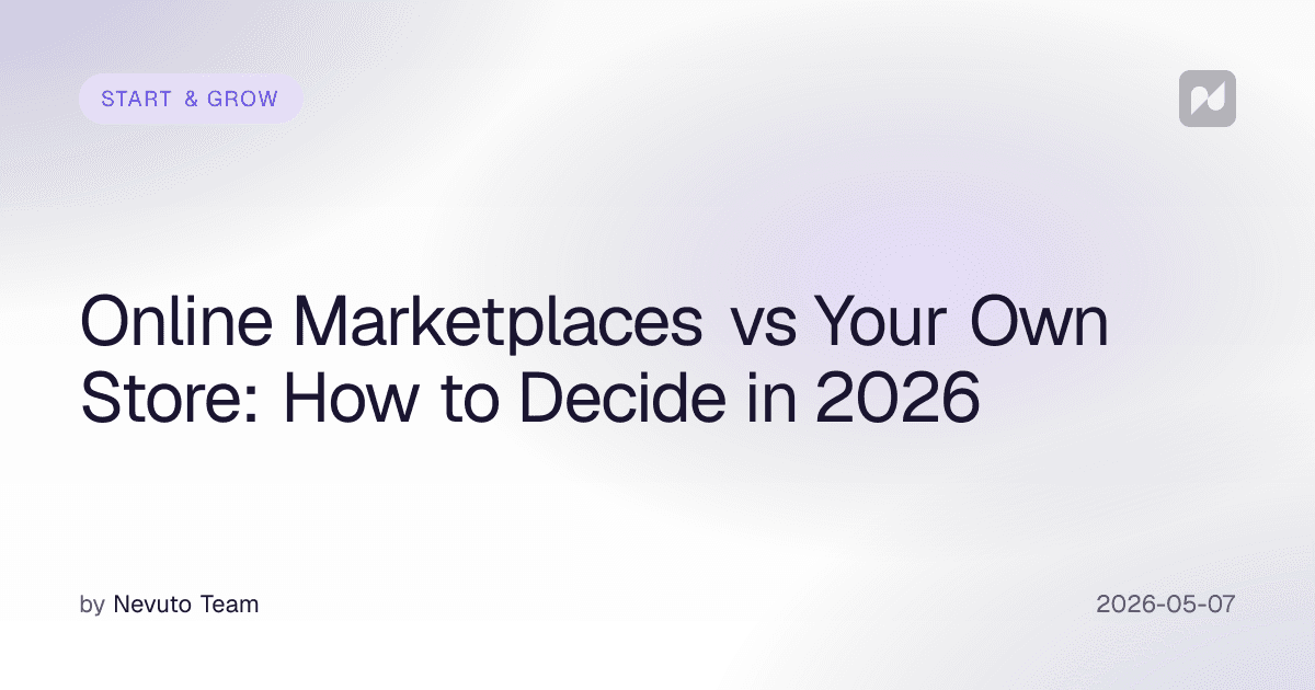 Online Marketplace'ler vs Kendi Mağazan: 2026'da Nasıl Karar Verirsin