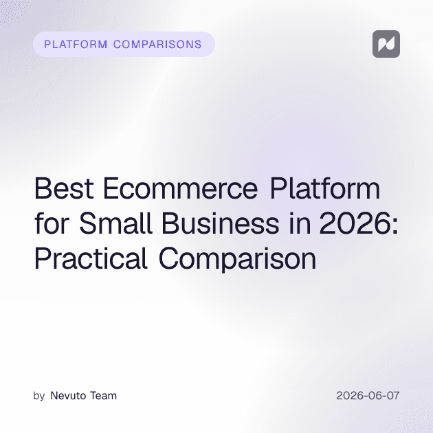 Beste E-Commerce-Plattform für kleine Unternehmen 2026: Praktischer Vergleich