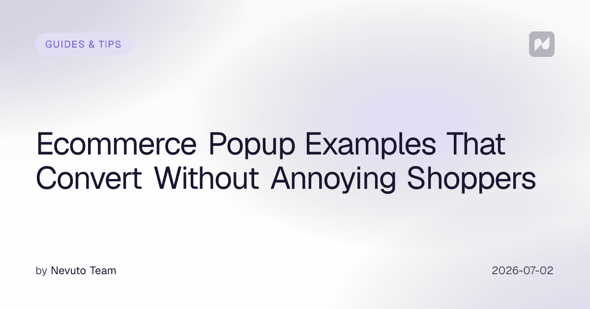 Exemples de popups ecommerce qui convertissent sans agacer les acheteurs