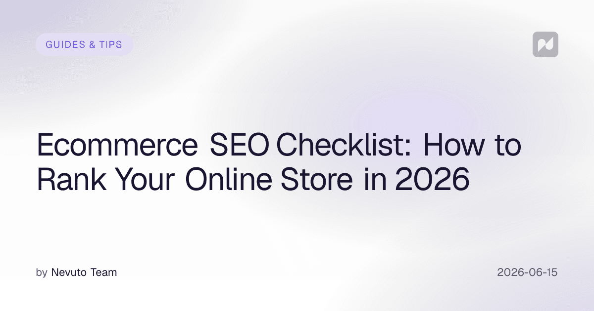 Ecommerce SEO Checklist: How to Rank Your Online Store in 2026