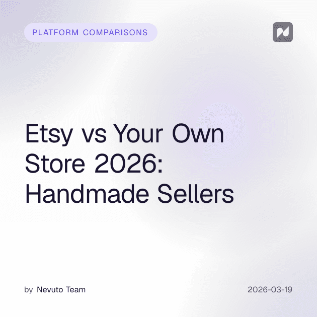 Etsy vs eigener Shop 2026: für Handmade-Verkäufer