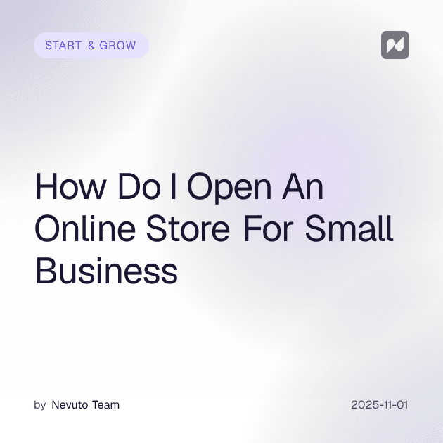 How Do I Open An Online Store For Small Business