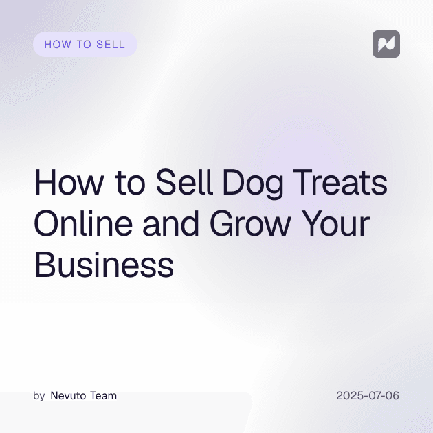 Wie du Hundesnacks online verkaufst