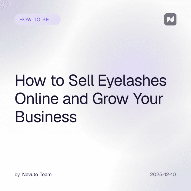 Comment vendre des faux cils en ligne