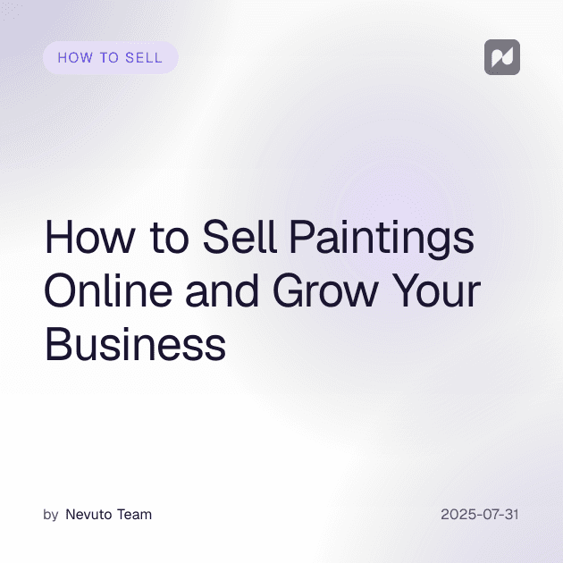 Comment vendre des tableaux en ligne