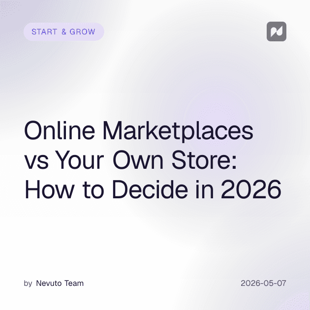 Online-Marktplätze vs. dein eigener Shop: Wie du 2026 entscheidest