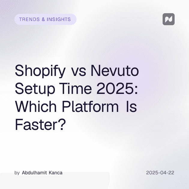 Shopify vs Nevuto 2026: Welcher startet schneller