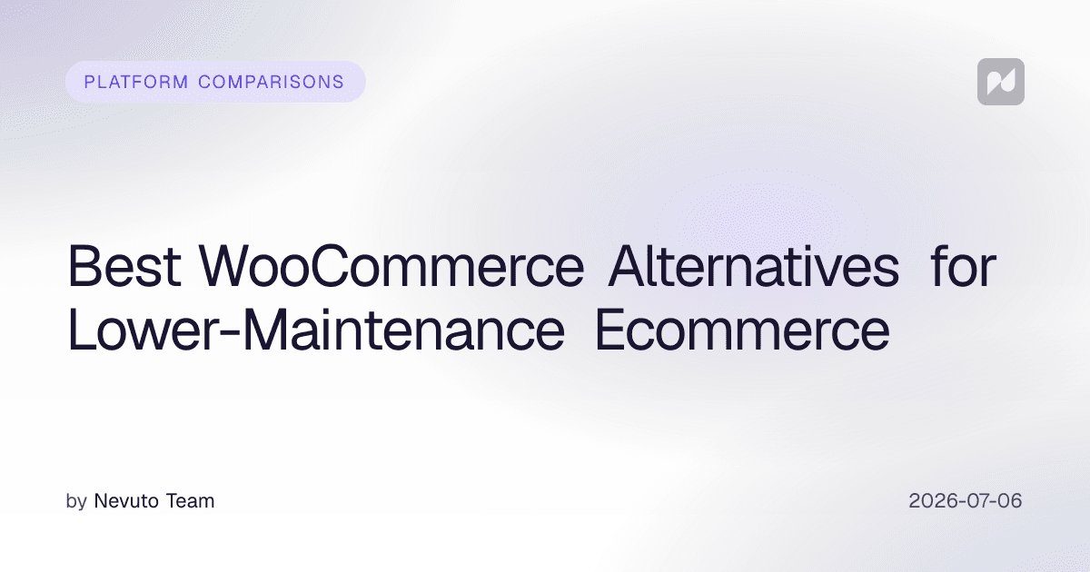 Daha Az Bakim Gerektiren E-Ticaret Icin En Iyi WooCommerce Alternatifleri